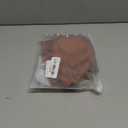 ZAFUL Women's Wrinkled Bikini Ruffles SolidTie Up Sexy Bikini Set Swimsuit Brown L