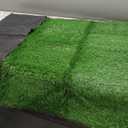 LOOBANI Dog Grass Pee Pads, 2 Pack Artificial Grass Pads for Potty Tray, Fake Grass for Dogs to Pee On, Outdoor Indoor Pee Grass for Dog Potty (18*23 inch)