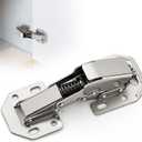 Ravinte 10 Pack Hidden Hinges Soft Close Surface Mount Kitchen Cabinet Hinges, No Pre-drilled for Kitchen Cupboard