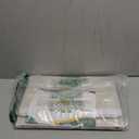 Bulletin Board, 35 x 17 1/2 Inches Felt Pin Board - Decorative Cork Alternative for Wall, Foldable Picture Self-Adhesive Vision Prayer Board With 20 Pushpins - Oatmeal