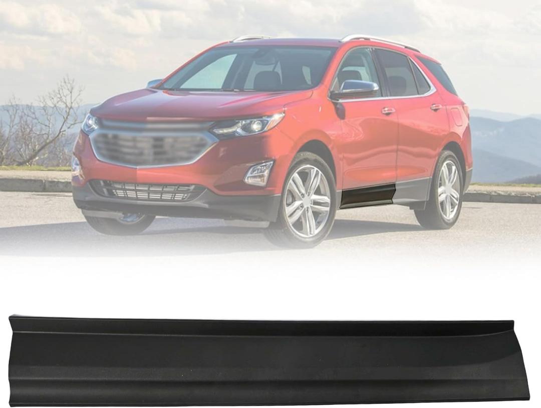 Front Driver Side Door Lower Molding Trim Panel Compatible with Chevrolet Equinox 2018-2024,Replace 84853275,Edge Protector Garnish Included Mounting Clips