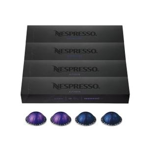 Nespresso Capsules Vertuo, Espresso Bold Variety Pack, Medium and Dark Roast Espresso Coffee, 40-Count Espresso Pods, Brews 1.35oz., BB: 05/31/2026