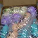 Meooeck 12 Pcs Axolotl Stress Balls Mini Axolotl Party Favors Cute Squeeze Fidget Animal Ball Fun for Valentine's Day Exchange Gift Easter Basket Stuffers Party Office Anxiety Stress Relief (Multicolor)