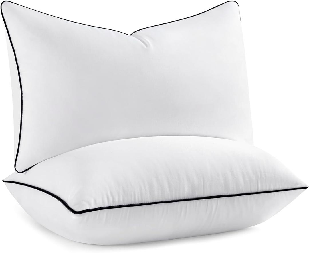 MIULEE 12x20 Pillow Inserts, Fluffy Down Alternative Filling Pack of 2 Ultra Soft Lumbar Throw Pillows for Sofa Couch Bed