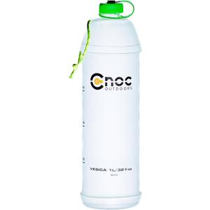 Vesica Collapsible Water Bottle, narrow mouth green