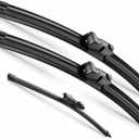 26"+18" Windshield Wipers with 11 Inch Rear Wiper Blade Replacement for VW Volkswagen Taos 2022-2024 Original Factory Quality-J Hook Wipers(Pack of 3)