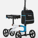 BlessReach Steerable Knee Scooter for Adults, Foldable w/Dual Brake, WB2111 Blue