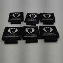 6 Pack Groomsmen Best Man Proposal Can Coolers Bachelor Gifts Groomsmen Gifts Funny Novelty Neoprene Hugger Can Sleeve Favors for Bachelor Party for Wedding Party Beer Holder