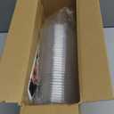 60 Pack 9 oz Clear Plastic Cups with Lids No Hole, Dessert Cups Disposable Cups with Lids for Ice Cream, Fruit, Pudding, Cake, Cold Drinks, Smoothie and Snacks