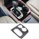 Gear Shift Panel Cover Trim for Honda Pilot 2016-2020/ Honda Ridgeline 2017-2019, ABS Automotive Center Consoles Cup Holder Cover Protector Accessories (Matte Black)