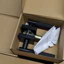 Asidrama 4 Pack Black Privacy Door Handles, Door Lever with Door Knobs Indoor for Bedroom or Bathroom, Heavy Duty Door Handles Interior with Locks for Left Right Sided Doors