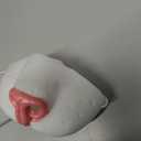 White Rabbit Costume 6Pcs Bunny Dress Up Accessories Set Rabbits Ears Plush Topper Hat Bunny Nose Rabbit Clock Glasses Bow Tie Gloves for Easter Halloween Party Costume