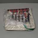 Aursaos Happy Holiday Merry Christmas Plaid Pillow Covers 18x18 Set of 4, Grey Striped Red Buffalo Plaid Snowman Tree Deer Decorative Winter Throw Pillow Case for Couch Sofa Living Room