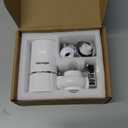 Vortopt Faucet Water Filter for Sink, Rapid Flow - 400 Gallons Faucet Mount Water Filtration System for Tap Water, NSF Certified Reduces Chlorine & Bad Taste with 1 Replacement (White-T1-1Filter)