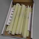 Homemory 11 Pcs Plastic Flameless Taper Candles with Remote Timer Dimmer, Ivory Led Candlesticks with Flickering Flame Light, Lifelike Taper Candles Battery Operated for Indoor Decoration 9.6 Inches