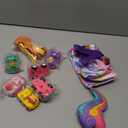 Toddler Car Toys, 10 PCS with Playmat/Storage Bag, Toys for 2-4 Year Olds, Birthday Gift/Christmas (Light Pink)