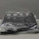 Zanch Heavy Duty SUV Cargo Liner for Dog, Cushioned Sides for Full Protection, Non-Slip Waterproof Cover for Dogs Hair Muddy Paws, Trunk Protector with 60/40 Split & Bumper Flap, M, Black