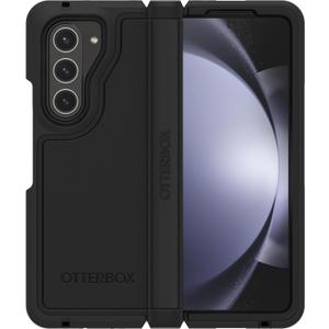 OtterBox Galaxy Z Fold5 Defender Series XT Case - Black, screenless, Rugged Hinge Protection, Lanyard Attachment, PowerShare and Wireless Charging Compatible