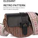 2 x Wide Purse Strap Replacement Crossbody Shoulder Bag Strap Adjustable Handbag Strap Replacement Belts Gold Hardware (Purple)