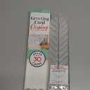 2-Pack Crystal Clear Acrylic Greeting Cards Display & Organizer | Unique Gift for Teacher or Home | Holds 60 Cards | For Table, Shelf, Desk, or Mantel