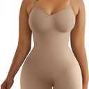 SHAPERX Shapewear for Women Tummy Control Bodysuit Mid Thigh Butt Lifter Body Shaper Shorts, 4XL