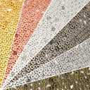 1500pcs 6mm Flat Round Spacer Beads Loose Beads for Bracelet Necklace Earring DIY Craft Supplies, 6 Colors (multicolor)