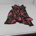 Women Tropical Floral Spaghetti Strap Midi Dress Boho Beach Vacation Summer Sundresses Pink Orange Flower Women L