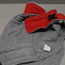 Lelepet Warm Dog Coat Waterproof Dog Jacket Reflective Fleece Vest with Adjustable Buckle Hook & Loop, Windproof Winter Jacket Dogs Coats for Small Medium Large Dogs, Red, M