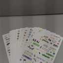 Panelee 24 Sheets Daily Planners - 1000+ Monthly, Weekly Planner Stickers & Accessories for Journaling, Scrapbooking with Date, Number, Weather