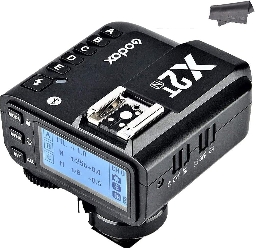 Godox X2T-N Wireless Flash Trigger Compatible with Nikon Camera Bluetooth Connection APP Control 1/8000s HSS Transmitter for Godox V1N TT685N TT350N V860II-N TT600 AD200 (X2T N Compatible with Nikon)