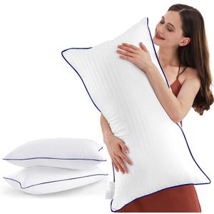 Bed Pillows for Sleeping, King Size Pillows Set of 2 Cooling Luxury Hotel Quality Pillow with Premium Soft Down Alternative Filling for Back, Stomach or Side Sleepers (White)