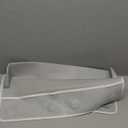 Bathtub Splash Guard, Kids Bathtub Splash Guard with 4 Mesh Pockets and 8 Suction Cups, Silicone Kids Bathtub Shelf Attach to Bath Tub, Baby Bath Toy Storage and Organizer, Bathtub Splash Guard (grey)