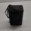 Lerat Electric Space Heater, Small Heater for Indoor Use, 1200W PTC Fast Heating Portable Heater, Overheat & Tip-Over Protection, Heating & Fan Modes for Bedroom, Office, Camping, Black