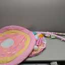 4-in-1 Baby Play Mat & Baby Play Gym,Baby Girl Play Mat Activity Gym, Pink Donut Tummy Time Mat for Babies and Toddlers, Infant Activity Center for Newborn to Develop Motor Cognition