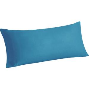 BEDELITE Body Pillow Case Cover, Rayon Made from Bamboo, Cooling Body Pillow Cover for Hot Sleepers and Night Sweats, Breathable & Silky Soft Full Long Pillow Case (Teal, 20x54 Inches)