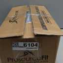 ProsourceFit Acupressure Mat and Pillow Set for Back/Neck Pain Relief and Muscle Relaxation (Large, Grey/White)