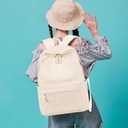 BTOOP School Backpack for Teens Large Corduroy Bookbag Lightweight 15.6 inch Laptop Bag for Girls Women Casual High School College