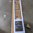 PetSafe Sliding Glass Pet Door - No-Cut DIY Install Doggy Door for Renters - Aluminum Frame - Adjustable Height 75 7/8" to 80 11/16" - Ideal for Medium Dogs Up to 40 lb - White