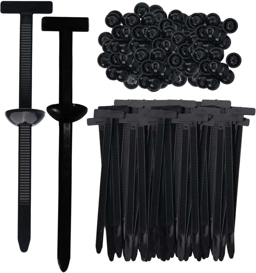 Upgraded Nylon Universal Cable Tie Buckle, Multifunctional Cable Tie Buckle for Car Daily Repair, Home, Office, Garden, Workshop (30)