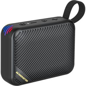 Monster S360 Portable Bluetooth Speaker, IPX7 Waterproof, Bluetooth 6.0, 20H Playtime, Powerful Stereo Sound, Support TF Card, Clear Hands-Free Calling Speaker for Home, Outdoors and Travel