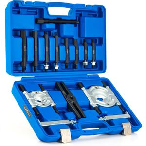 Orion Motor Tech Bearing Puller Set, 5 Ton Capacity Bearing Separator, Pinion Wheel Bearing Removal Kit with 2" and 3" Jaws, Wheel Hub Axle Puller Set, Heavy Duty Bearing Splitter Tool Kit