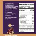2 x NEOBAR Berries Cashew Fruit and Nut Bars - Plant-Based Vegan Snack Bars, Gluten Free Dairy Free Snacks, No Added Sugar, No Preservatives, Non-GMO | 12 Count (EXP 10/01/26)