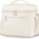 DALINDA Lunch Bag Cooler Bag Lunch Box for Women Men, Insulated Leak Proof Lunchbox Lightweight for Picnic,Grocery,Beach,Camping,Travel,Work (Large-13L, Beige)