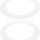 PATIKIL 4" ID 5.5" OD Plastic Trim Ring, 2 Pcs Ceiling Light Goof Rings Matte Circular Light Cover Lighting Fixture for Ceiling Wall Recessed Can Downlights, Translucent Matte White