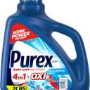 Purex Liquid Laundry Detergent Plus Oxi, Fresh Morning Burst, 128 Fluid Ounces, 85 Loads