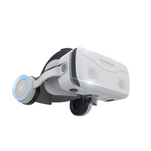 VR Headset for Smartphones with Bluetooth Controller,Aspheric HD Lenses (4.7-6" Phones), Adjustable Eye Focus & Distance,Thermal Management System (BLACK)