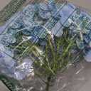 Yatim 21In Blue Artificial Hydrangea Flowers 5 Pcs Real Touch 3D Print Latex Flowers for Wedding Centerpieces Bouquets DIY Floral Decor Home Decoration with Stems