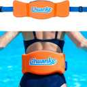 Flotation Swim Belt for Adults Adjustable 3 Section Buoyancy Belt with Quick-Release Buckle & Zippered Pocket for Pool Training, Aqua Jogging and Low Impact Aerobic Exercise in Water