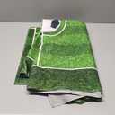 Gaming Chair Mat for Hardwood Floor 36"X 48" Office Rugs for Soccer Game Rolling Mats for Chair Gamer Computer Desk Chair Non-Slip Protector Mats for Hard Floor & Tile Floor Decor (Green White)