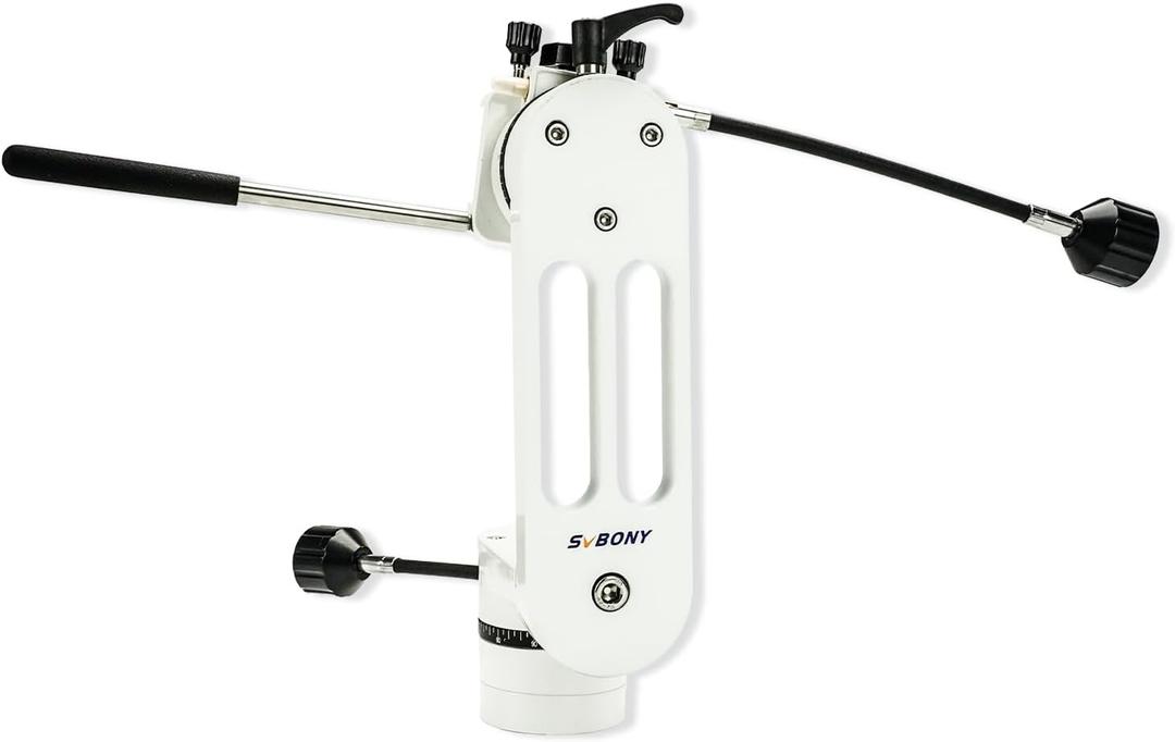 SVBONY SV225 Alt-Azimuth Mount, Adjustable Angle Alt-Azimuth Mount, Load-Bearing 10kg, CNC Hollow Structure, Telescope Altazimuth Fine Adjustment Shift, Telescope Accessories with Variable Speed Gear